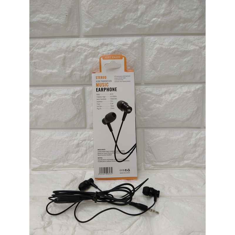 HF HANDSFREE HEADPHONE HEADSET EARPHONE JBL JB-02 JB02 JB 02