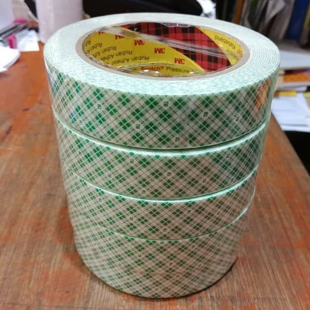 

Eklusif Double Tape 4032 3M - Double Tip Mounting Ukuran 1 Inch X 5 Meter Trendi