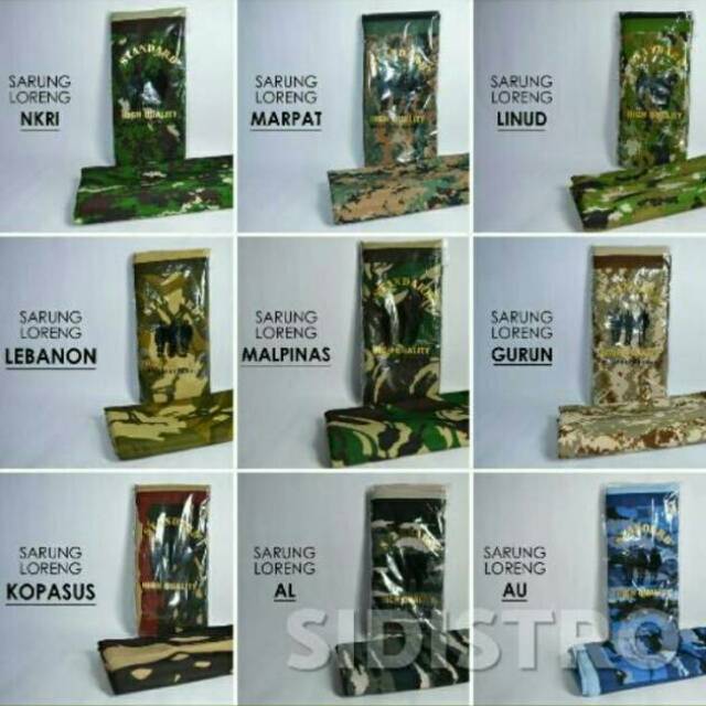 Sarung Sholat Loreng Army/Sarung Loreng