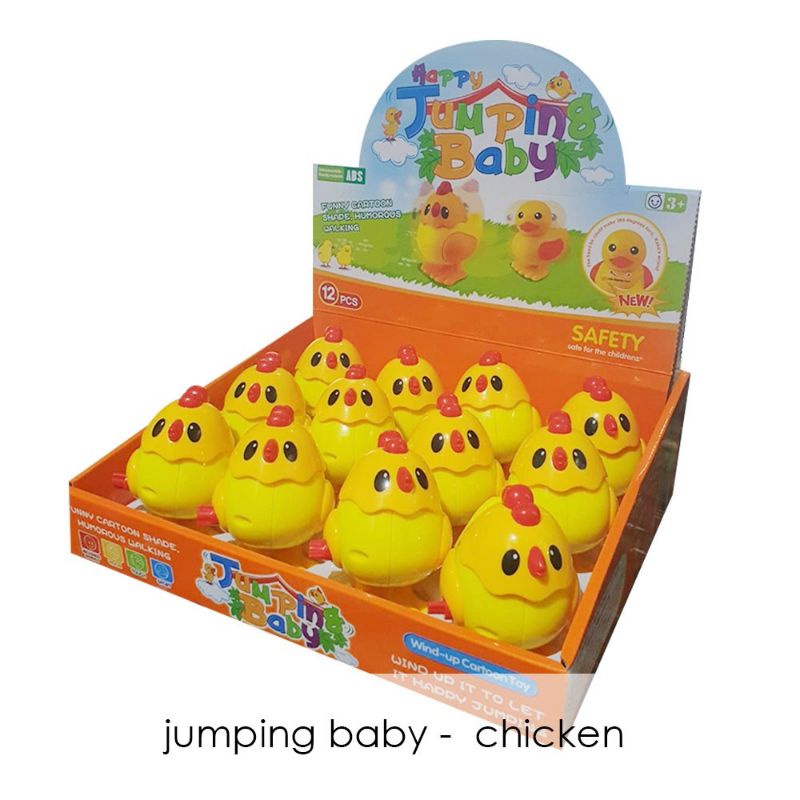 Jumping Baby Mainan Anak Ayam Loncat Loncat Putar