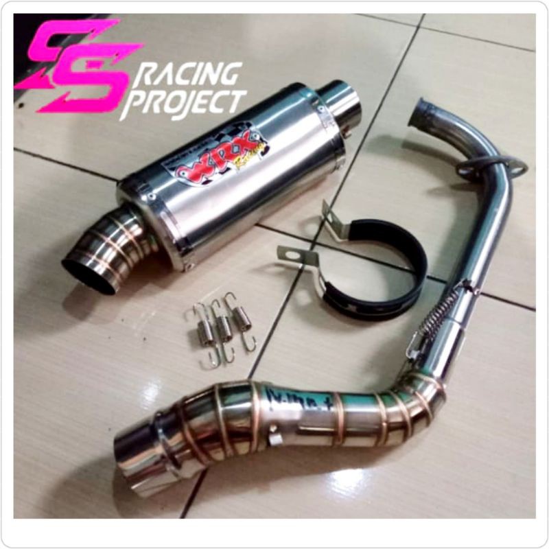 Knalpot wrx oval nmax-aerox-lexi-pcx knalpot motor racing matic