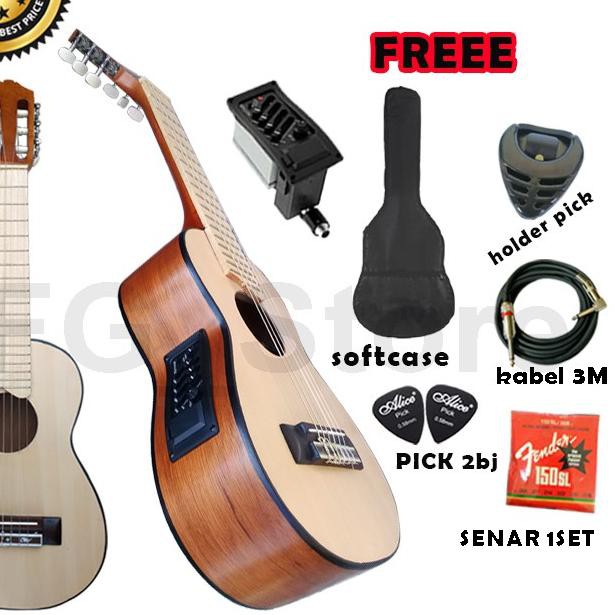 Banyak Peminat Gitar Akustik Elektrik Gitarlele Guitalele Gitar Mini Gitar Kecil Ukulele Kado Q36 Shopee Indonesia