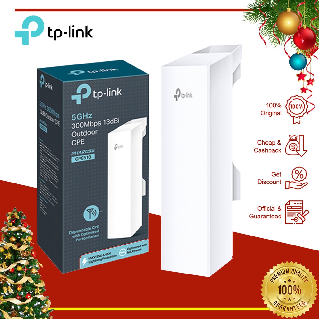 Jual TP LINK CPE510 5GHz 300Mbps Alat Pemancar Wifi 13dBi Outdoor