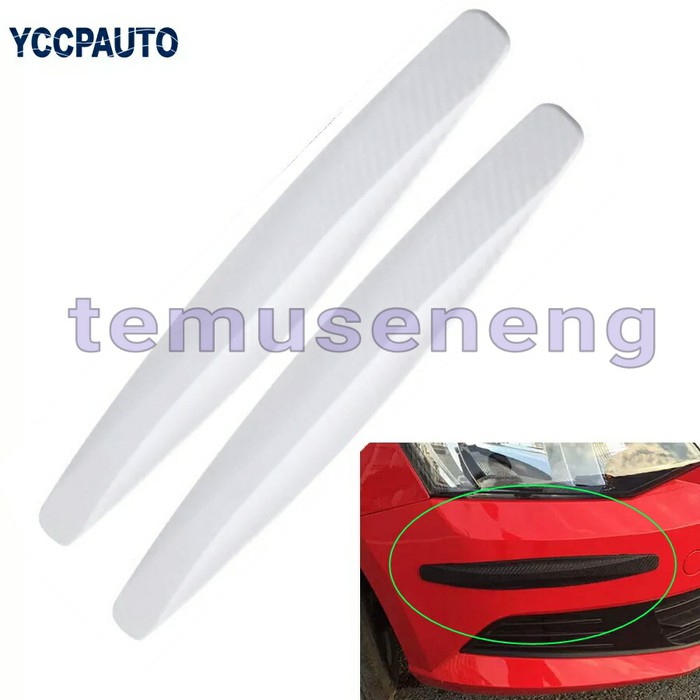 2 Pcs Karet Pelindung Bumper Mobil Bantalan Sudut Pojok Guard Lentur