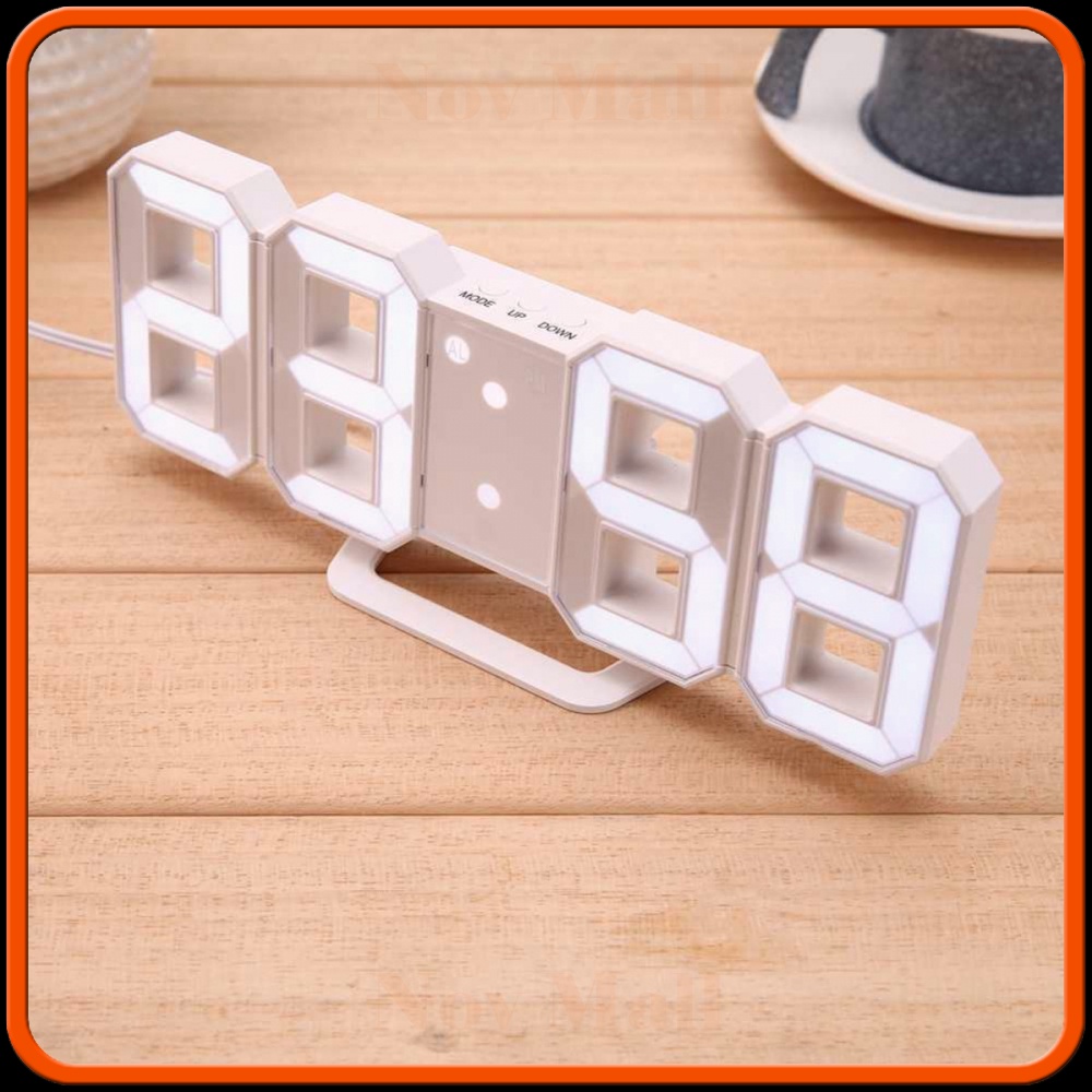 Taffware Jam Meja LED Digital Clock - TS-S60-W