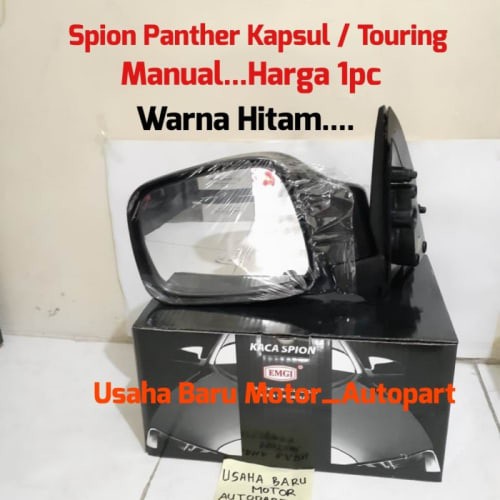 [Eksterior Mobil] Spion Manual Hitam 1pc Kiri Isuzu Panther Kapsul / Touring