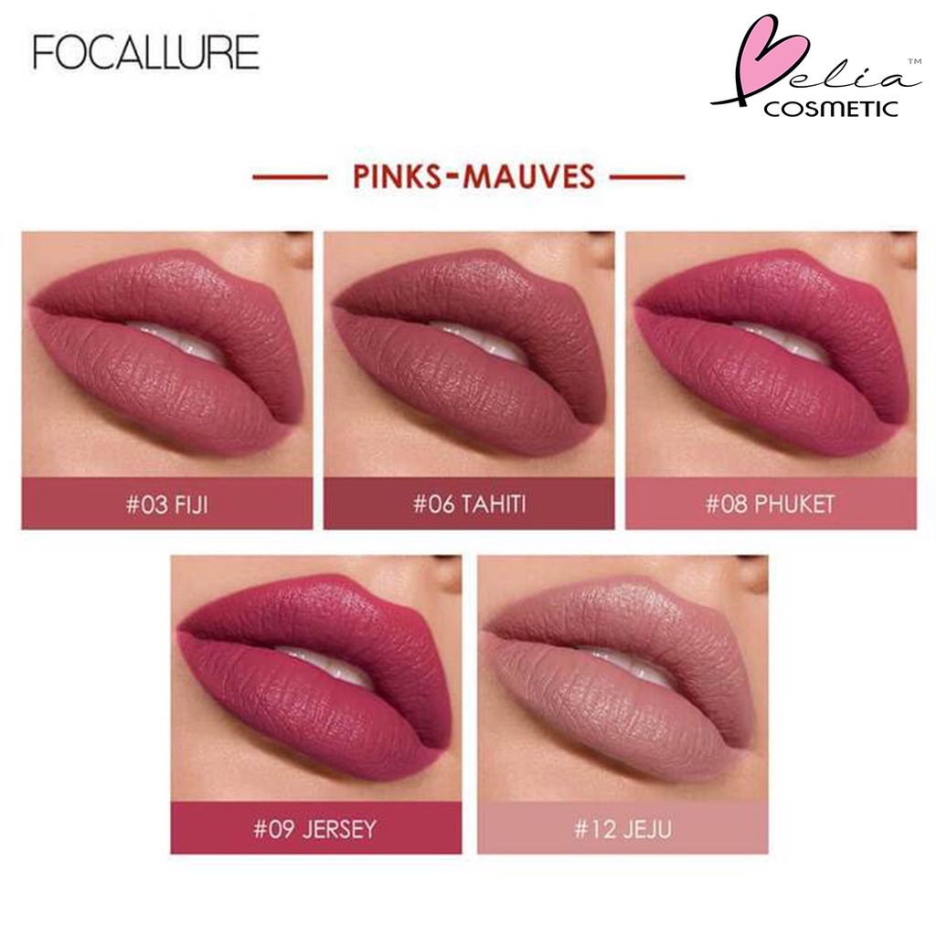 ❤ BELIA ❤ FOCALLURE Stay Matte Lip Ink FA134 | Lip Gloss | Staymax lipstik tahan air | Waterproof | Long Lasting | BPOM