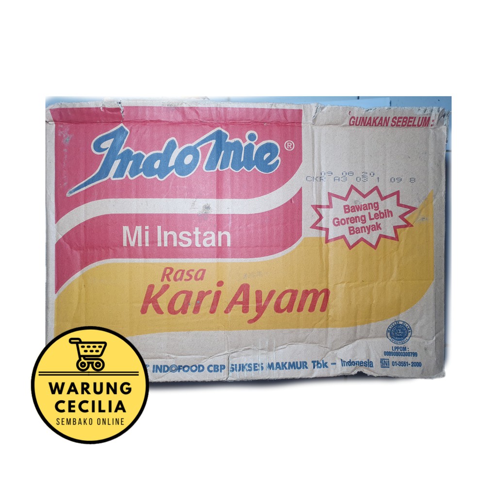 

Indomie Kuah Kari Ayam 1 Dus 40 Pcs - MIE INSTAN