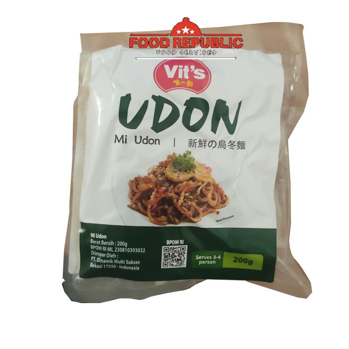 VITS JAPANESE UDON NOODLES 200 GR - MIE UDON JEPANG IMPORT HALAL