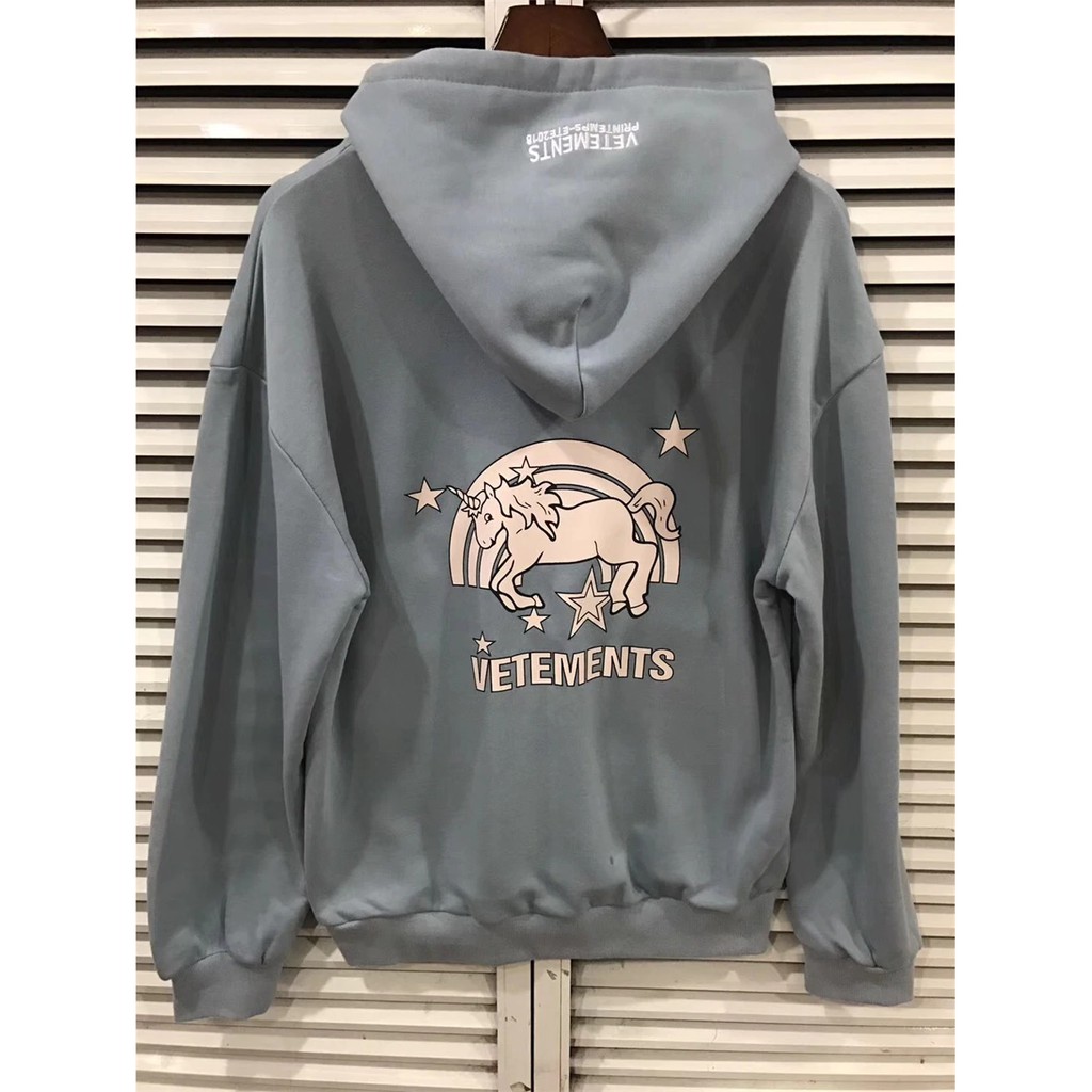 vetements hoodie unicorn