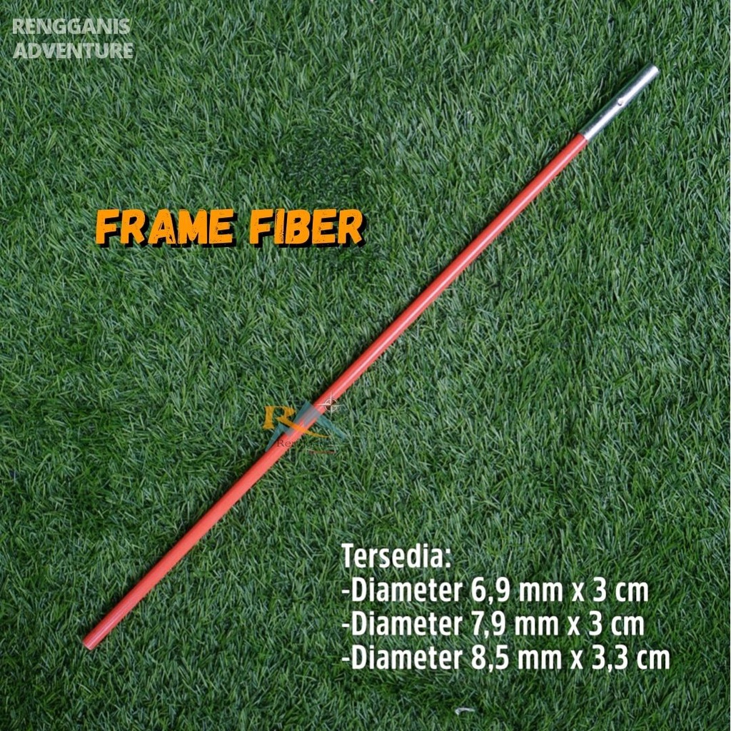 FRAME TENDA FIBER BATANGAN FRAME FIBERGLASS GREAT OUTDOOR HIKING CAMPING TIANG TENDA