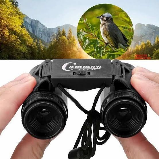 QUALITY teropong binoculars lapangan golf panda lipat outdoor telescope