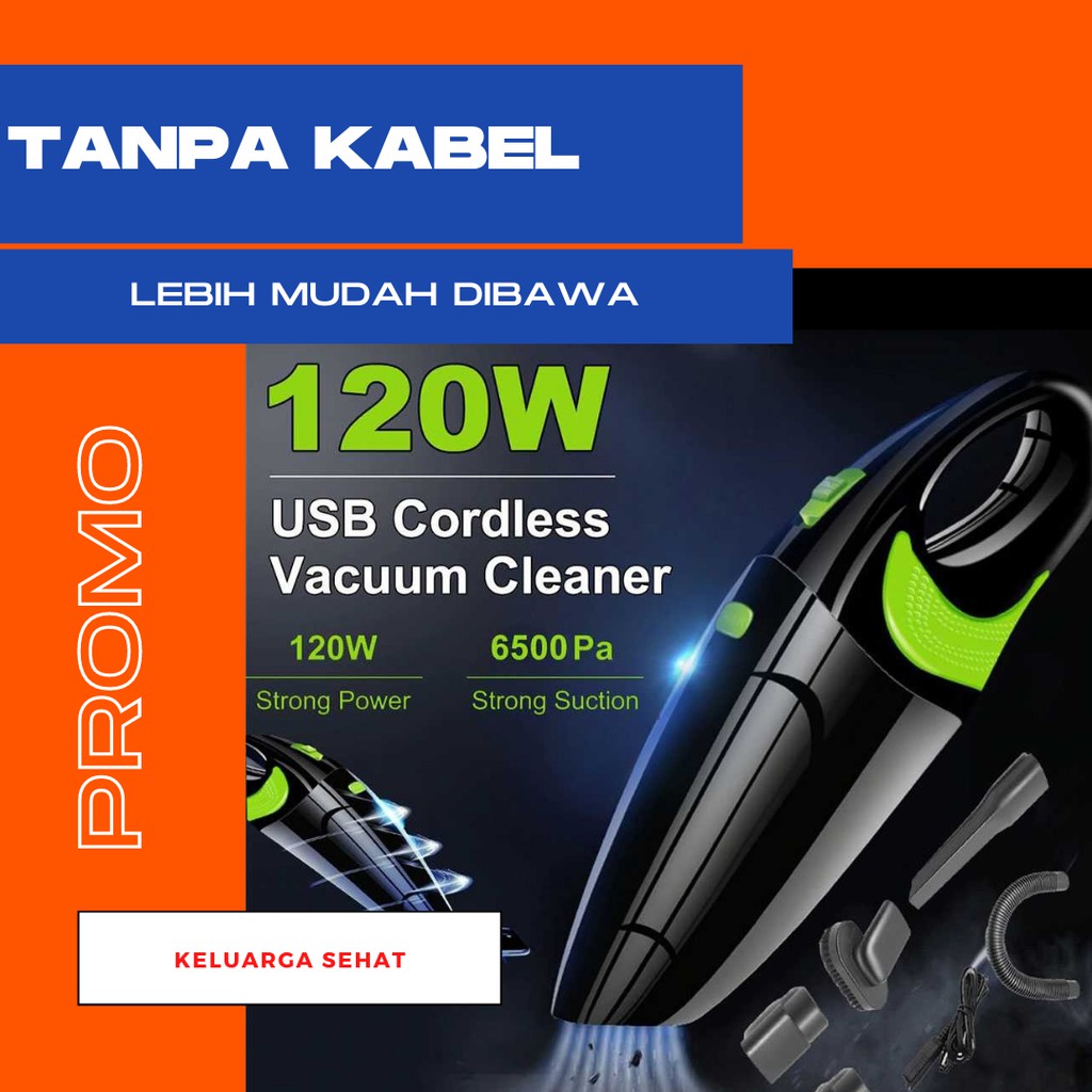 COD Vacum fakum vakum pakum cleaner kliner penyedot debu mini portable rumah kasur sofa mobil karpet
