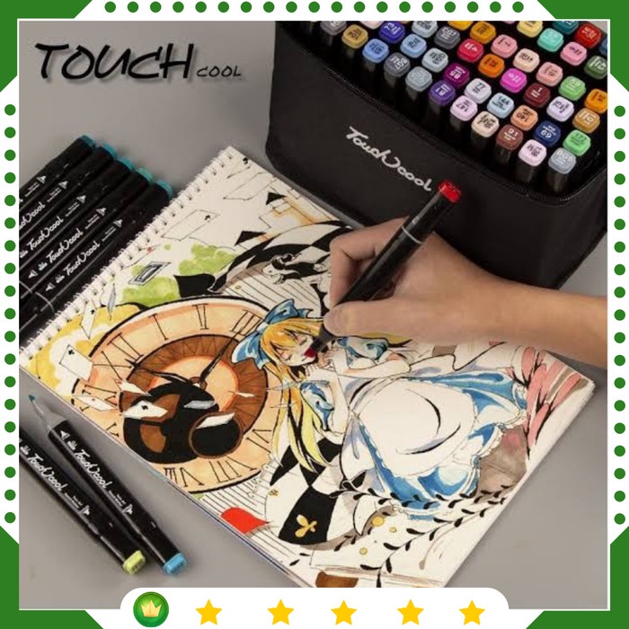 

Spesial Touchcool Marker Set 30Pcs Spidol Warna Warni Profesional Menggambar Hemat