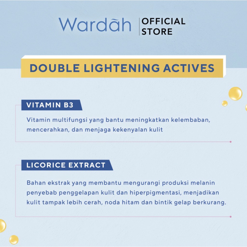 Wardah Perfect Bright Creamy Foam Brightening + Oil Control 50ml 100ml