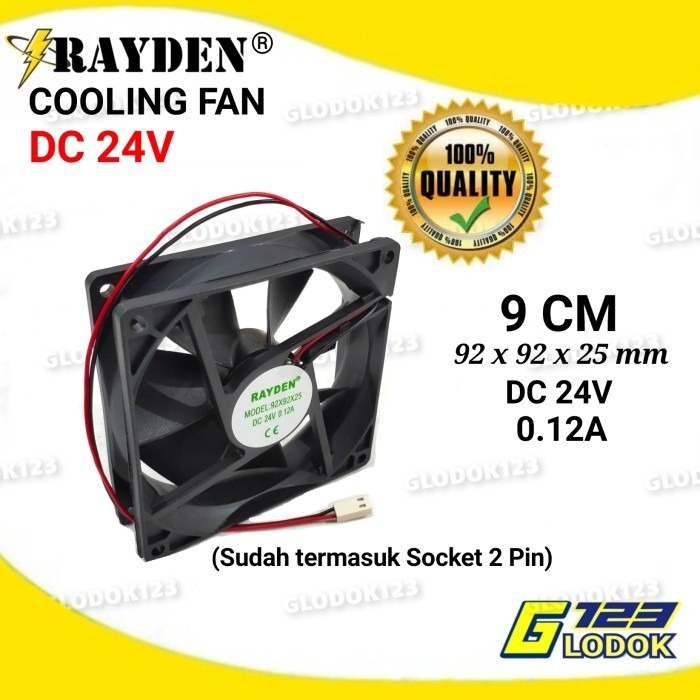 Cooling Fan DC 24V Kipas Pendingin Internal Fan Cooler