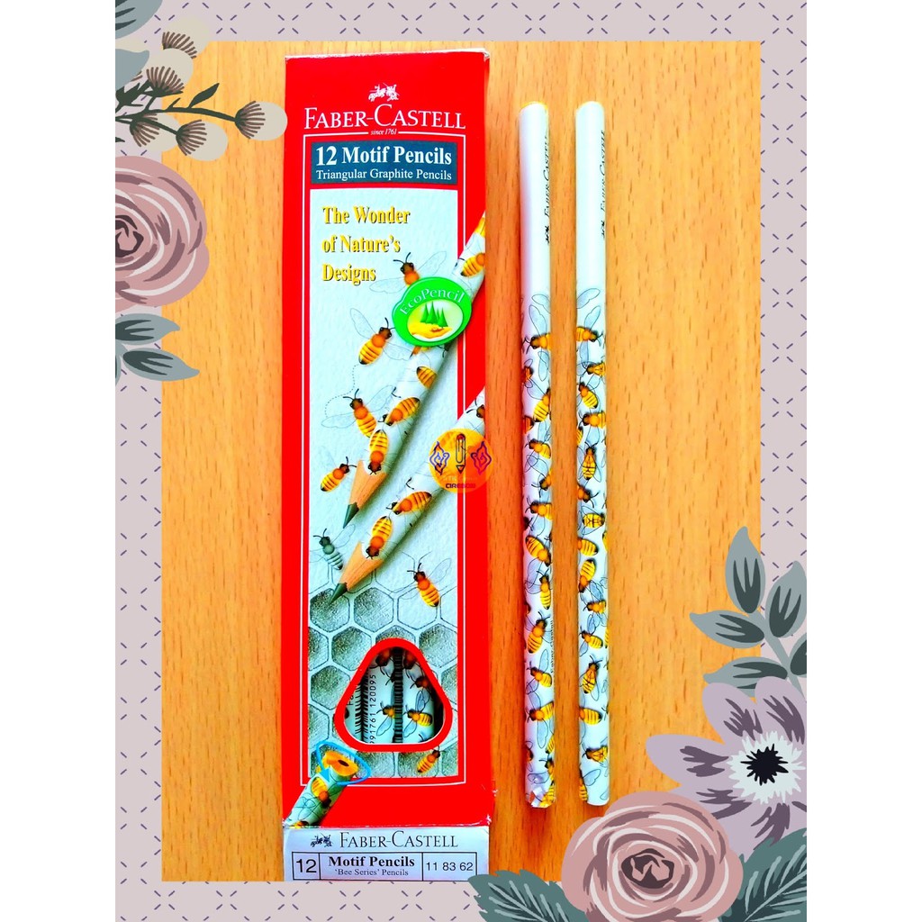 

Pensil Segi Tiga Faber Castell 118362 Pencil Motif Bee ( SATUAN )