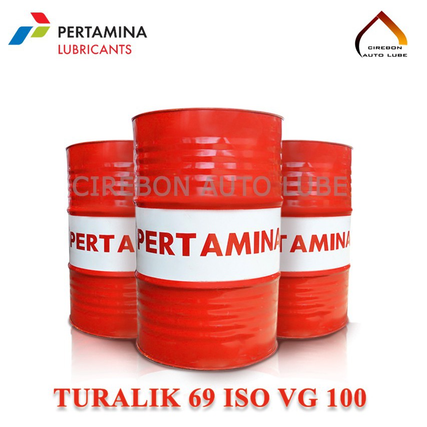 Oli Hidrolik Pertamina Turalik 69 ISO VG 100 Drum 209 Liter