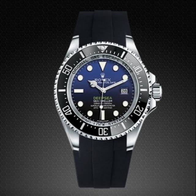 Jam Tangan Pria Rolex DEEPSEA Rubber Automatic SUPER AAA