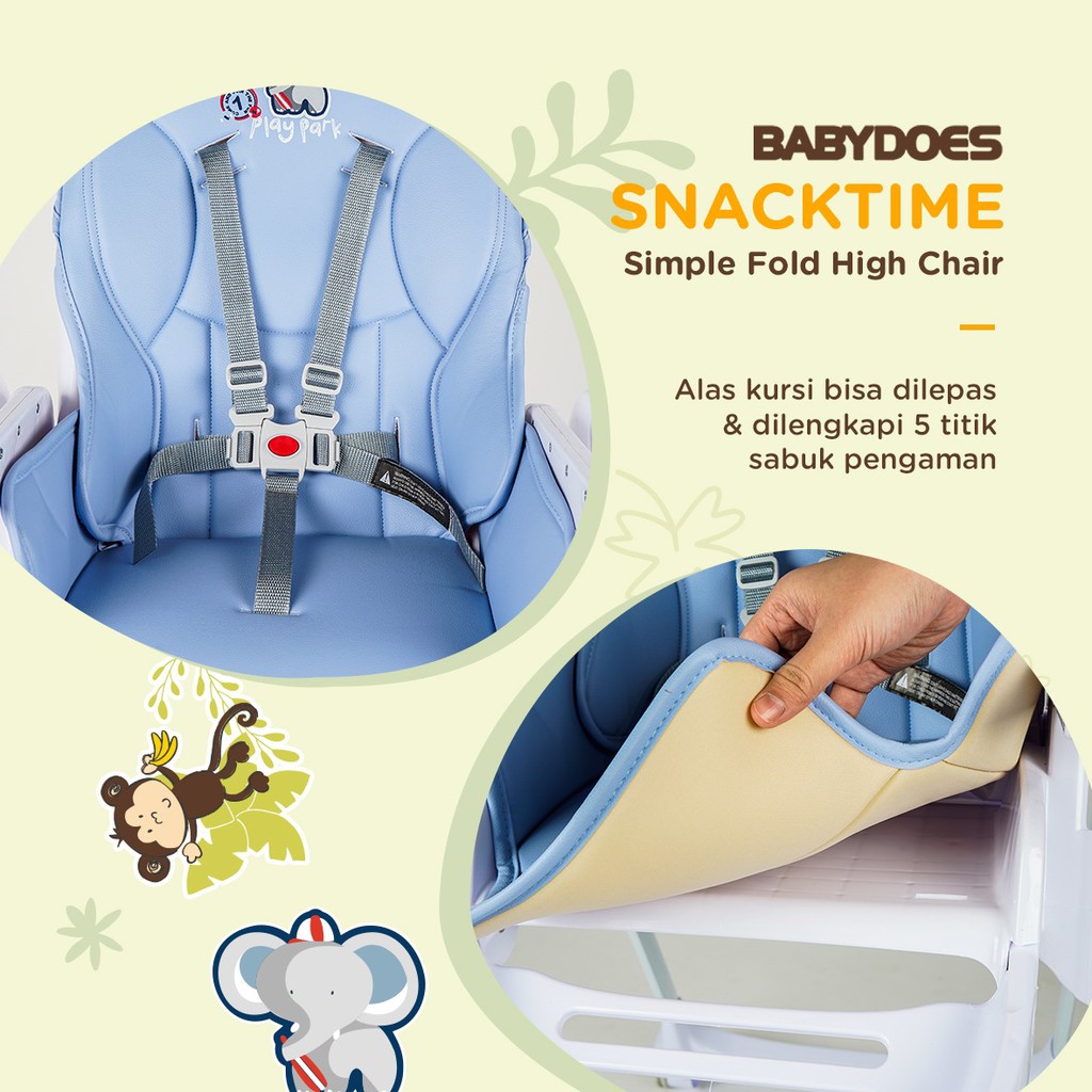 Babydoes Highchair CH 60910 Snacktime Kursi Makan Bayi