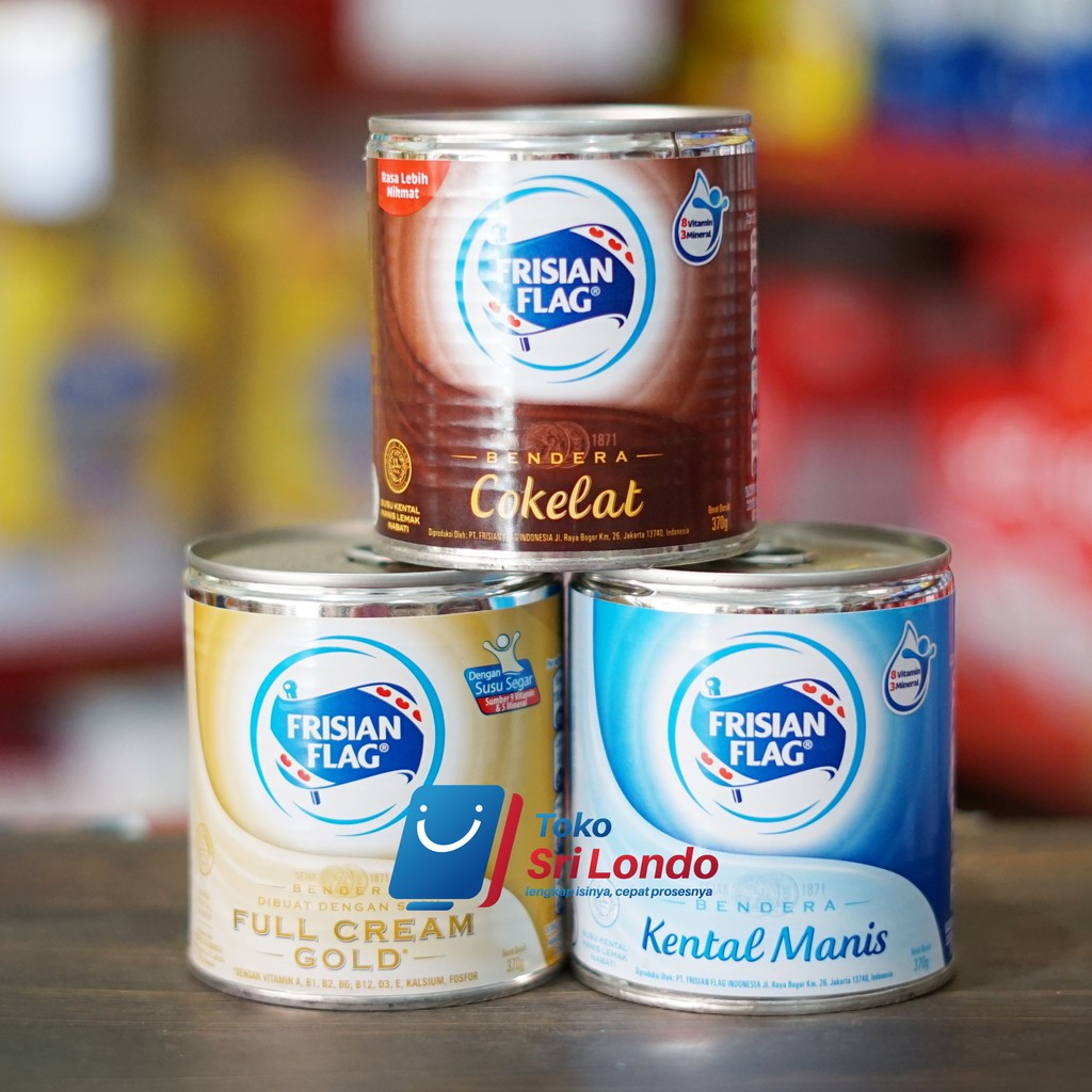 

Frisian Flag Susu Kental Manis Kaleng 370 g