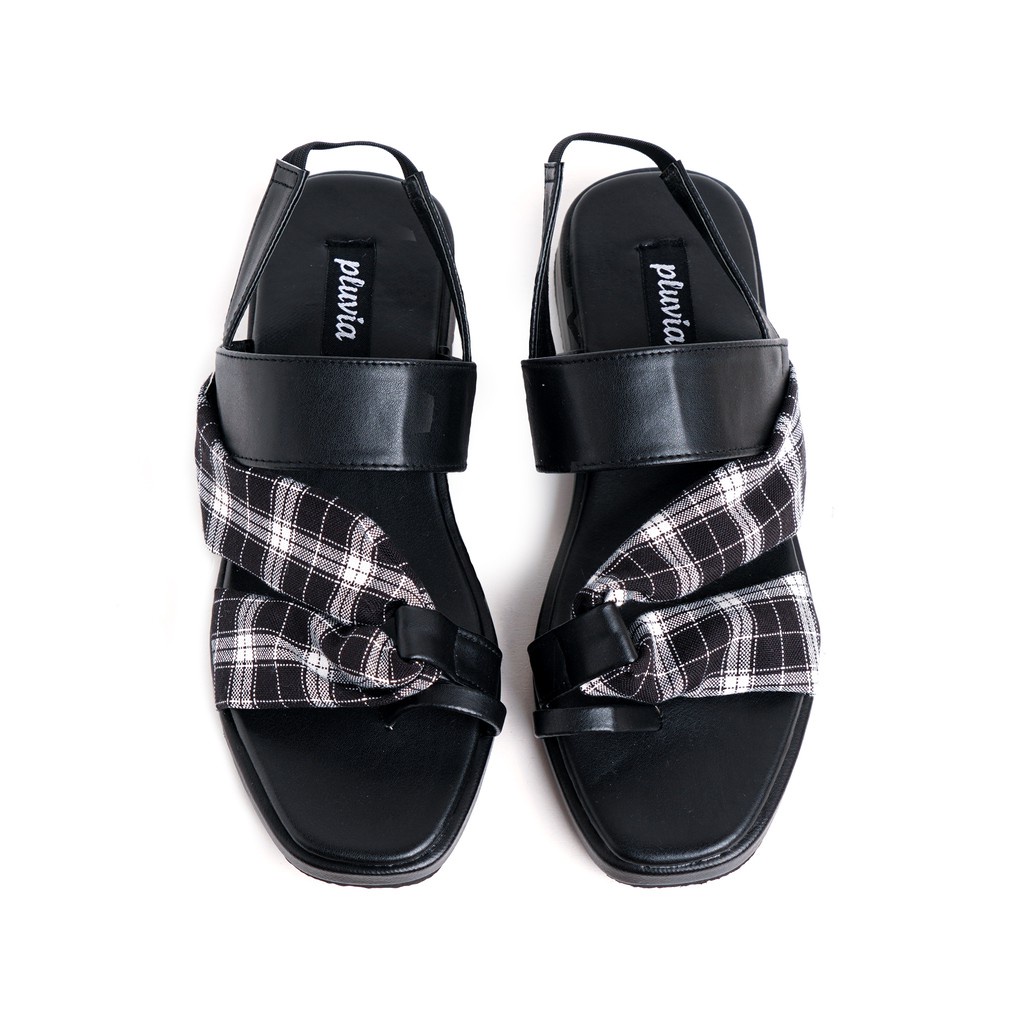 Sandal Kekinian Casual Tali Murah Trendy Import Anak Wanita Terbaru Pluvia - ALESSIA Sandal Tali Wan