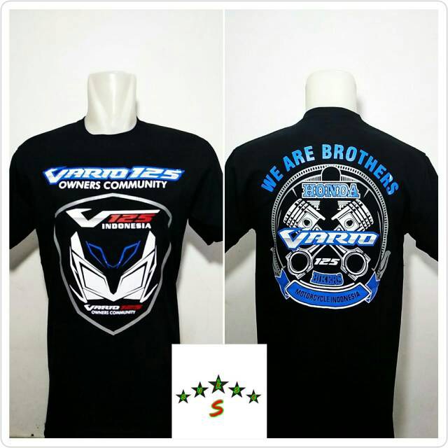 Kaos distro baju tshirt  vario 125