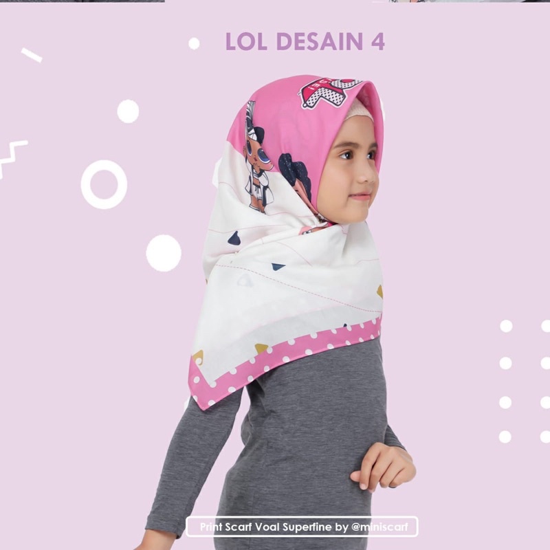 Pre Order - Hijab Voal anak LOL