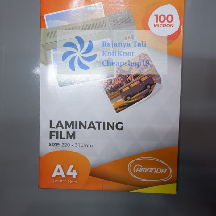 

PLASTIK LAMINATING A4 Amanda 100 pcs RJT