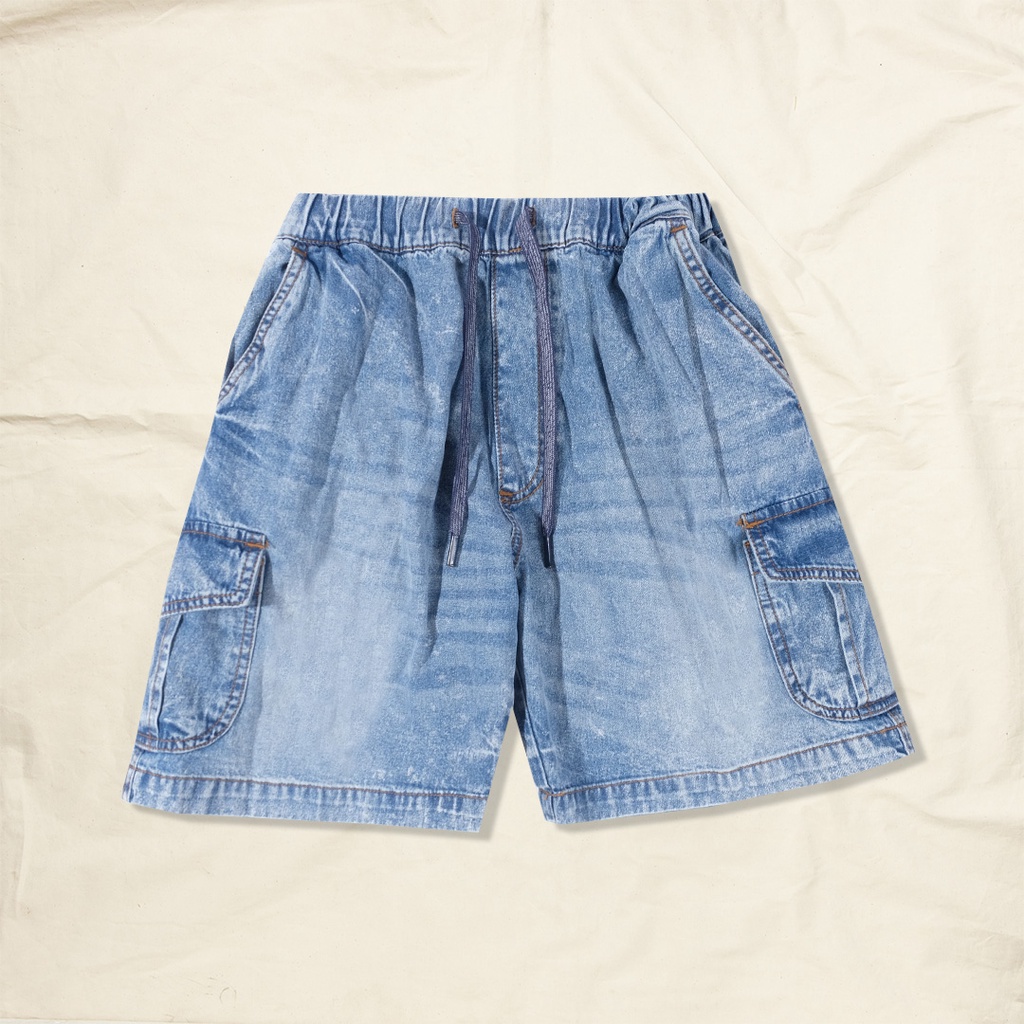 Jimmy and Martin - Cargo Short Denim Pants - 5439