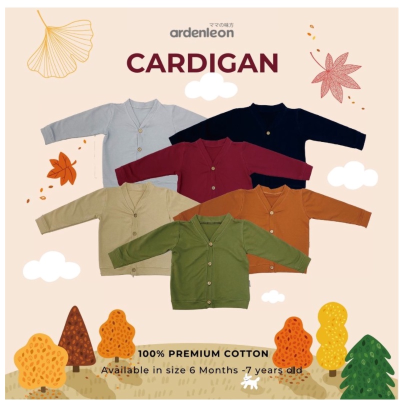 ARDENLEON Unisex Cardigan Kardigan Anak Arden Leon/SO