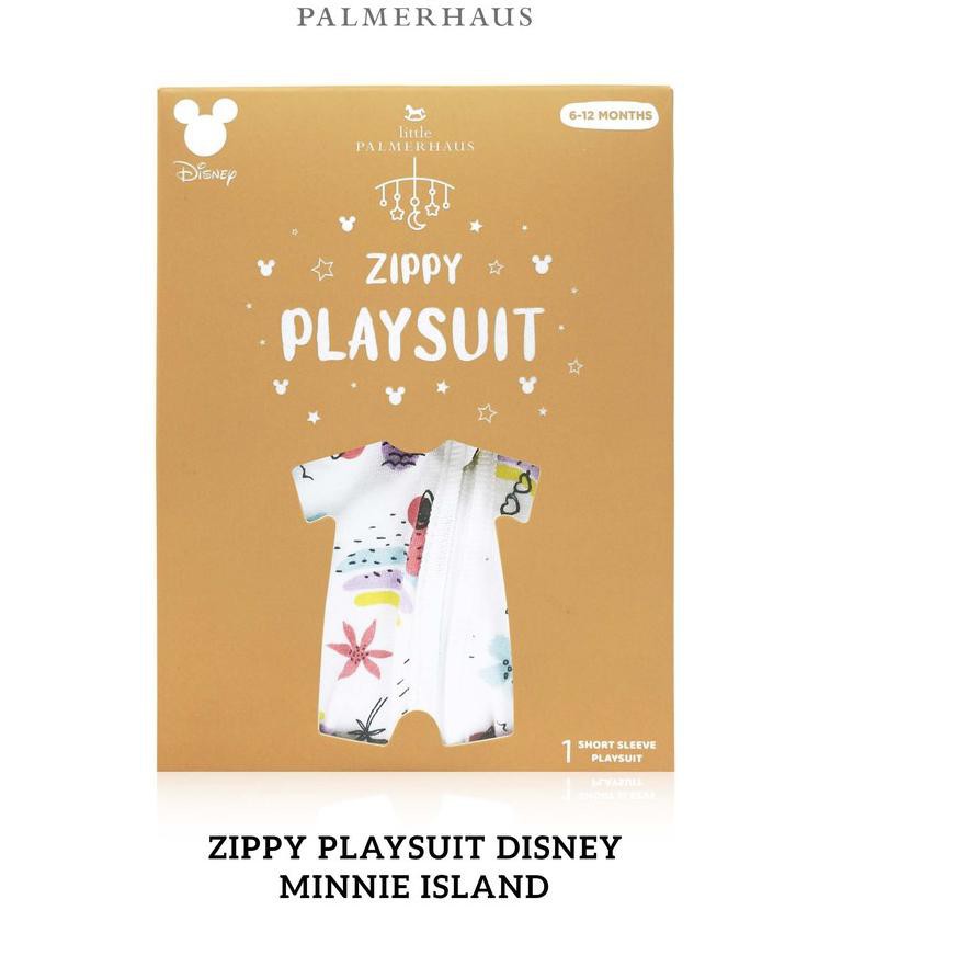 Baju Jumper Jumpsuit Bayi /Pakaian Romper Anak 6 Bulan- 3 Tahun Palmerhaus Zippy Playsuit Minnie Island