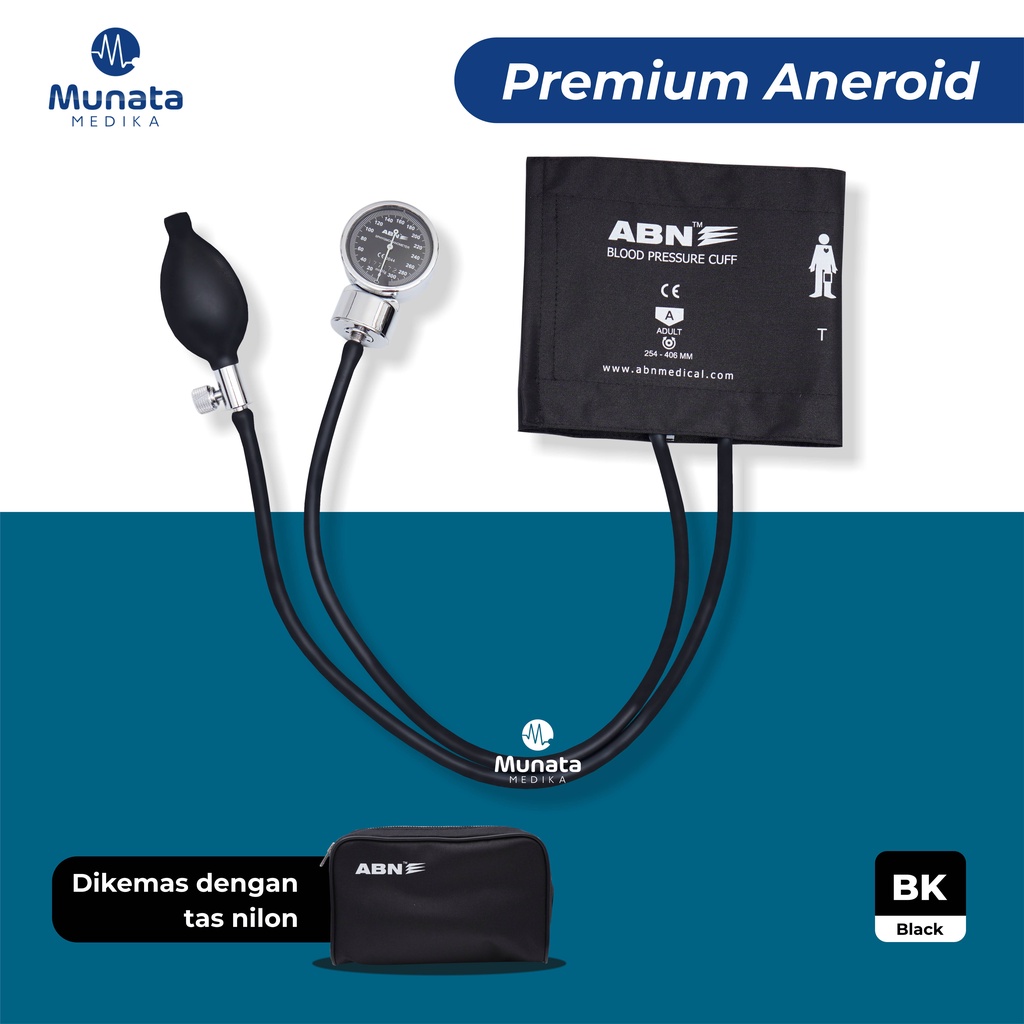 ABN Tensimeter Aneroid Premium atau Tensi Jarum atau Alat Ukur Tekanan Darah