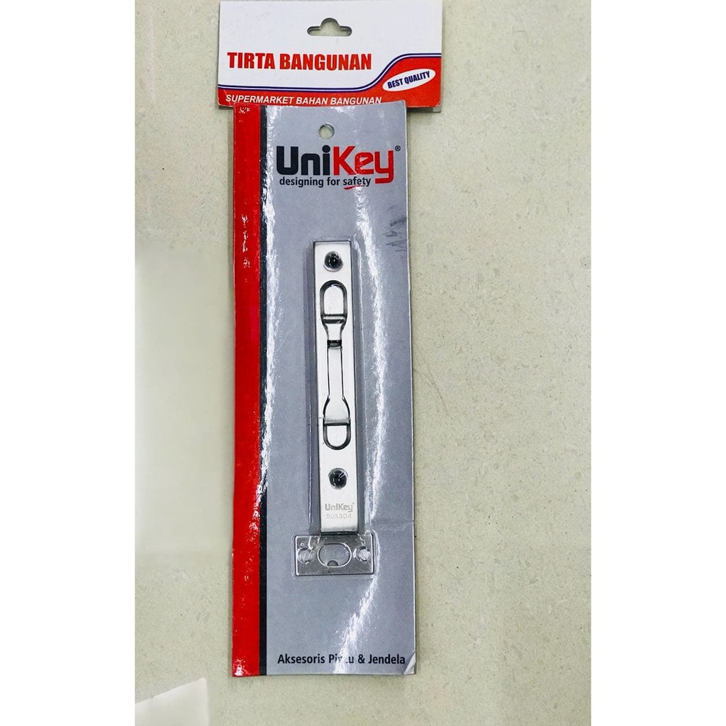 Terlaris UNIKEY GT229 6" GRENDEL TANAM STAINLESS STEEL