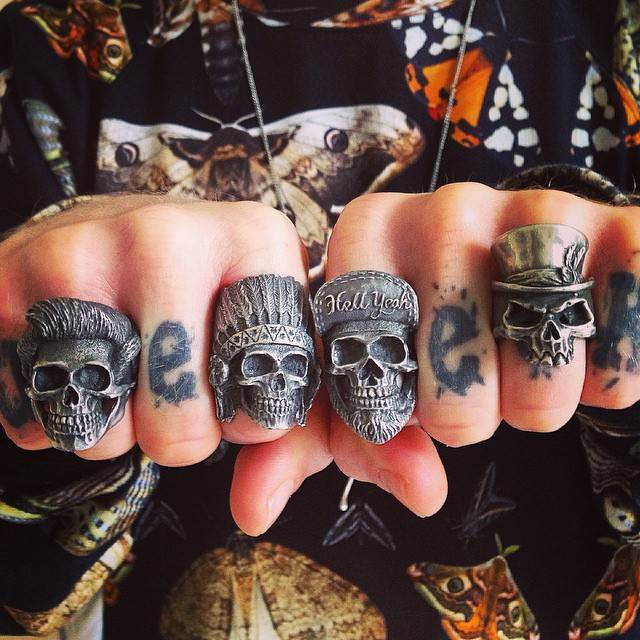 Skullring ringskull fourspeed metalwerks original