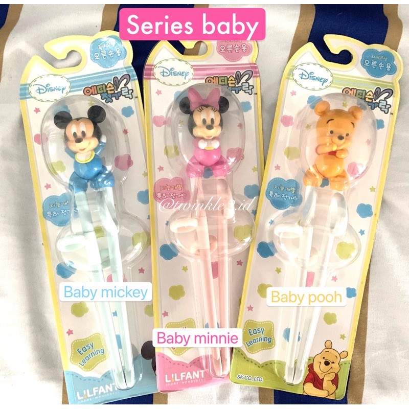 Training Chopstick Mickey Minnie  / Sumpit Anak / Sumpit Frozen Elsa Anna / Sumpit Latih Anak