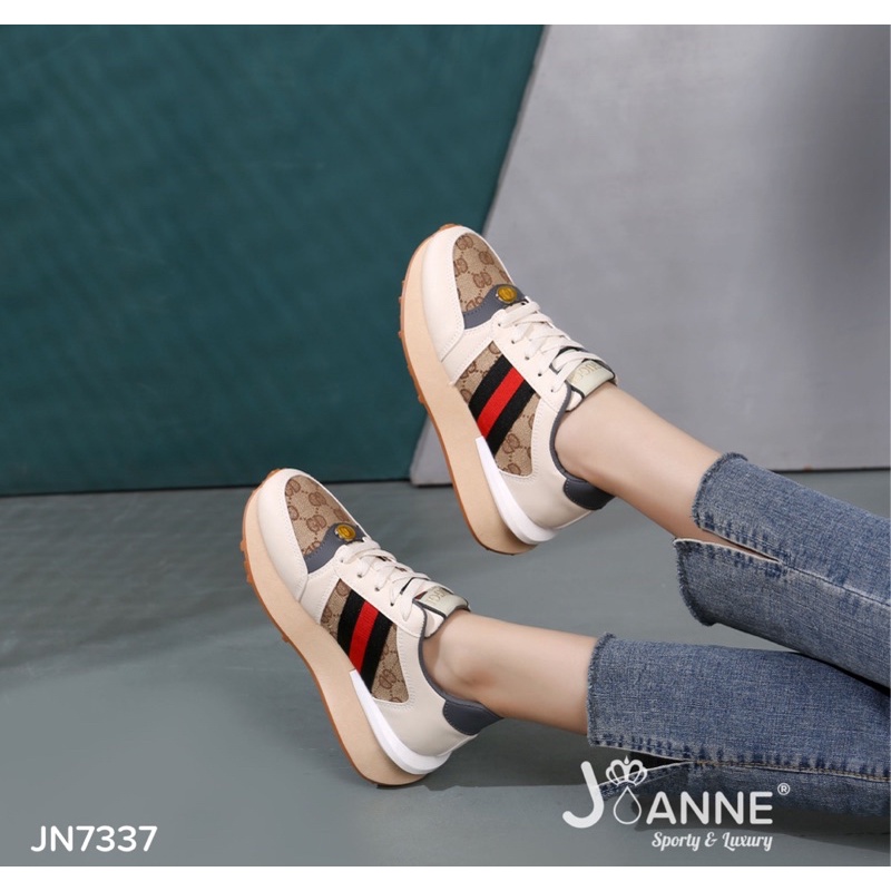 [ORIGINAL] JOANNE Highsole Sporty Sneakers Shoes Sepatu Wanita #JN7337