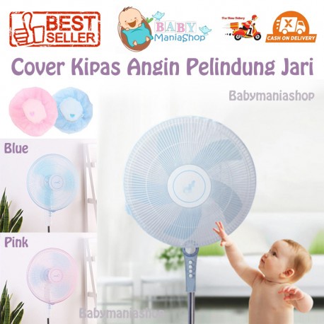 Cover Sarung Kipas Angin Fan Cover Pelindung Jari Bayi Anak Penutup Baling Kipas Angin Baby Safety