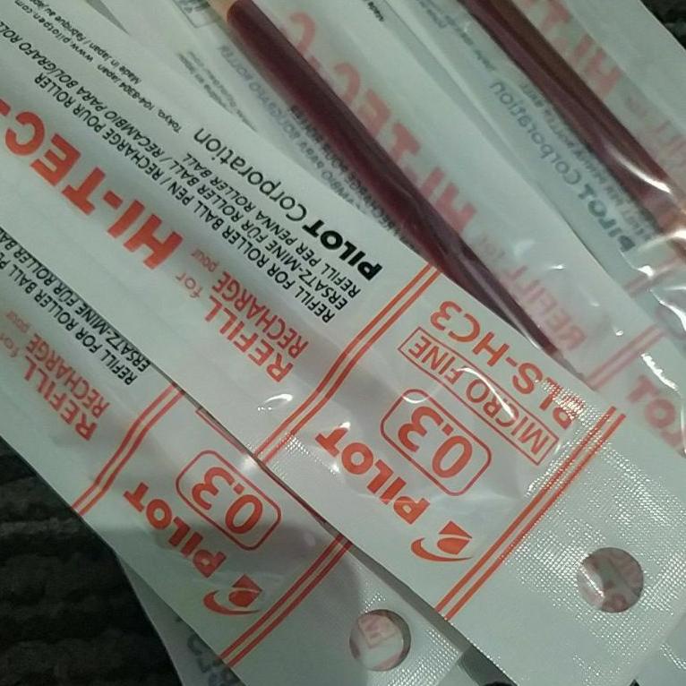 

[KODE PRODUK KTLCO6877] refill Hitec pilot 0.3 0.4 0.25 mm pen makna hitam dan biru refill hi tech pilot satuan isi ulang hi tech