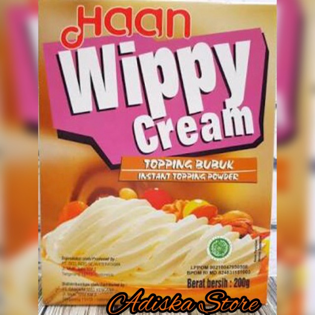 

Wippy Cream Haan 200 gr