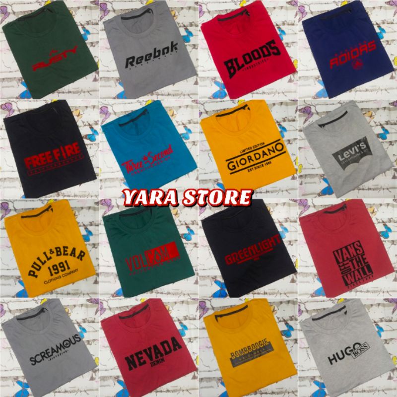 PAKET ISI 5 KAOS DISTRO MURAH / MOTIF RANDOM / GAMBAR TERBARU / KAOS JUMBO BESAR / BAJU BIG SIZE UKURAN XS S M L XL XXL XXXL DAN XXXXL TERLARIS BISA COD SELURUH INDONESIA