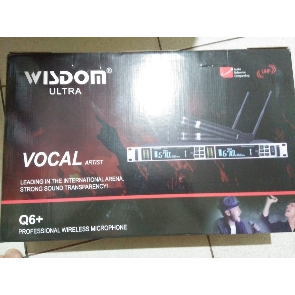 MIC WIRELESS WISDOM ULTRA Q6+ ULTRA Q6 + ( HANDHELD )