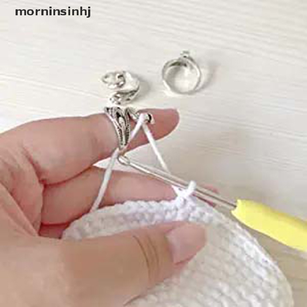 Mor Ring Holder Jari Adjustable Untuk Merajut