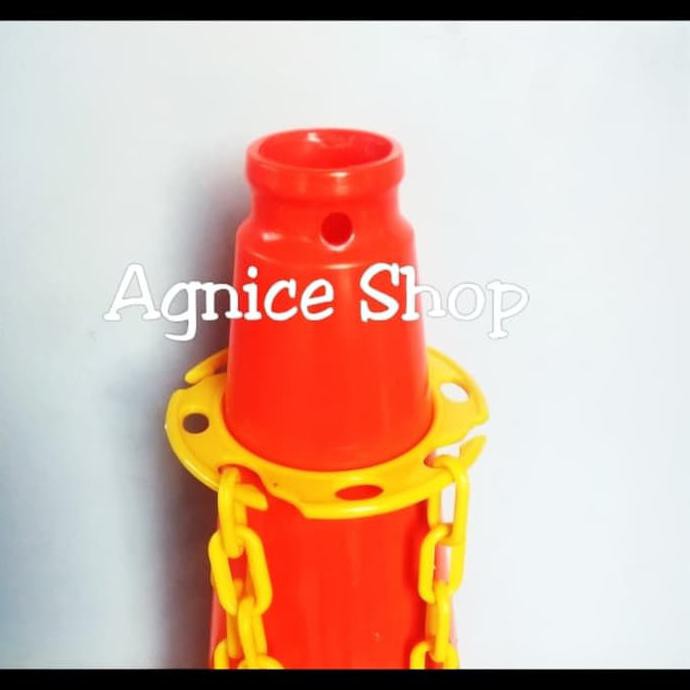 Ring Cone Connector Gantungan Rantai Plastik Traffic Cone Kerucut