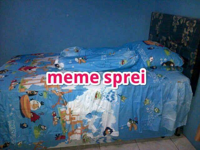 Sprei kasur dorong 2in1