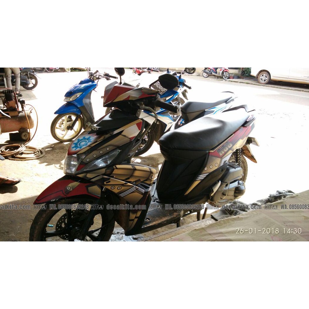  Stiker  Motor Mio  M3 Rahman Gambar