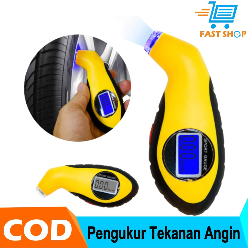 Alat Pengukur Tekanan Angin Ban Digital LCD Barometers