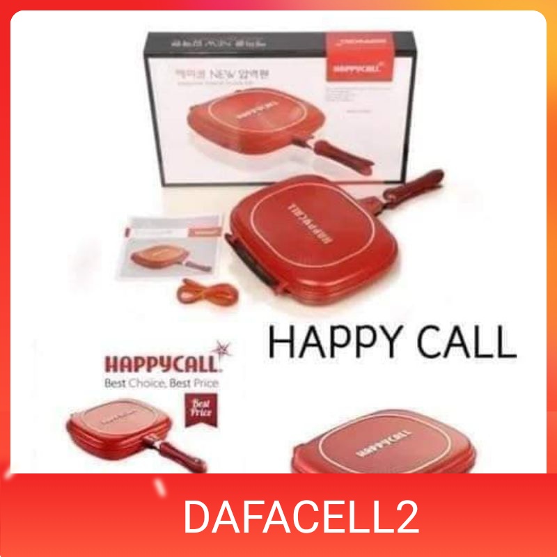 HAPPY CALL DOUBLE PAN 32CM Happy Call Double Pan/Alat Pemanggang