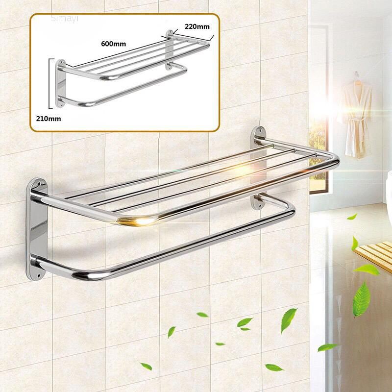 Rak Handuk Stainless 5 Baris - Rak Handuk Kamar Mandi Stainless Steel