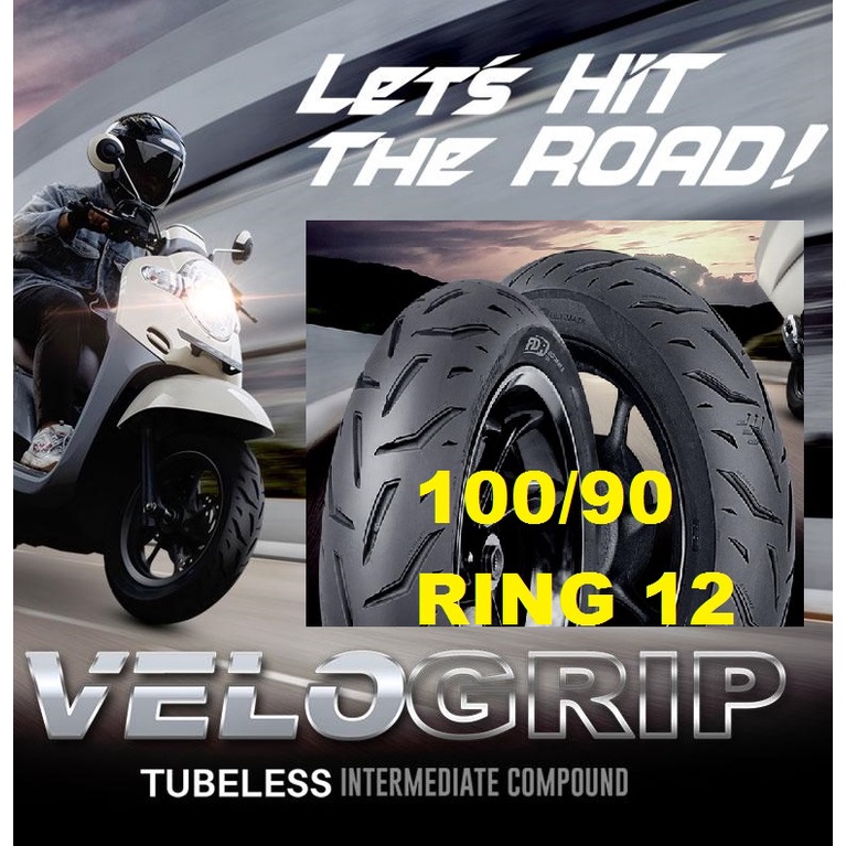 FDR VELOGRIP 100/90 ring 12 Ban RACING SEMI SOFT MOTOR NEW SCOOPY GENIO VESPA LX SPRINT PRIMAVERA S